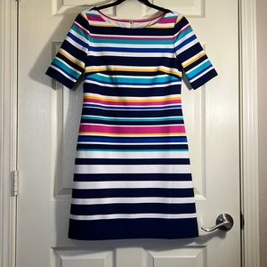 Multicolor Eliza J A Line Dress